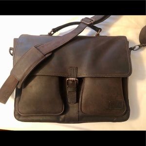 British Belt Company Leather Messenger